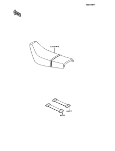 KMX125 Сиденье