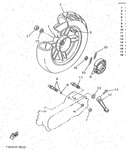CW50 Переднее колесо