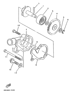 TZR125 Водяной насос