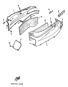 YE80 Боковые обтекатели
