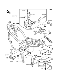ZR250 Короб для АКБ