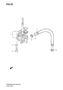 DR650 Топливный кран