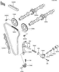 ZX600 Распред вал