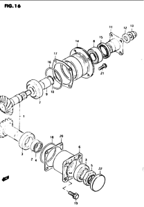 GS1100 Secondary drive gear