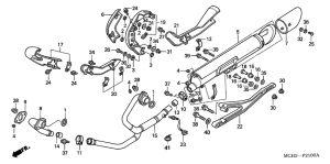 VTX1800C Глушитель