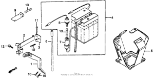 XL500S Xl50os battery 79-81