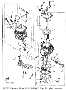XV1100GC Карбюратор