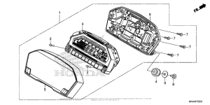 NC700X (DCT) Спидометр