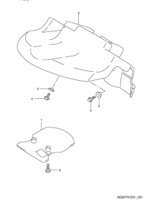 AG50 Переднее крыло