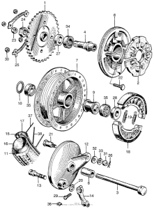 CA95 Переднее колесо