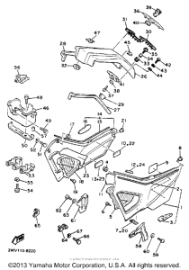 XVZ13UC Боковые обтекатели