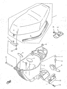YA50R Сиденье