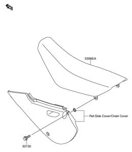 DR-Z110 Пружина