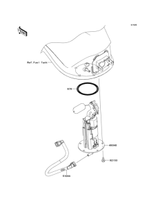 ZX1000 Топливный насос