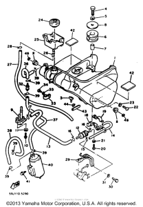 XVZ12DN Топливный бак