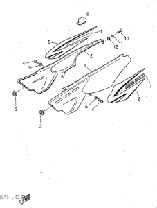 DT50R Боковые обтекатели