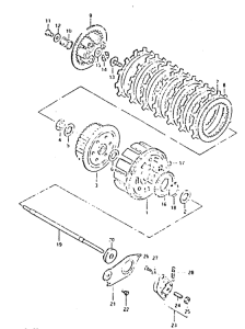 GSX400 Бендикс