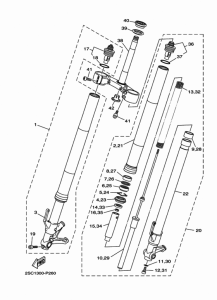 MTM850 Передняя вилка