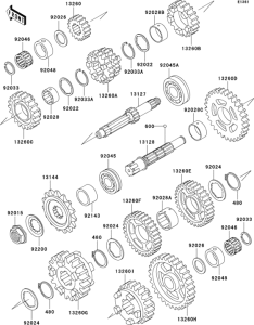 ZX600 Трансмиссия