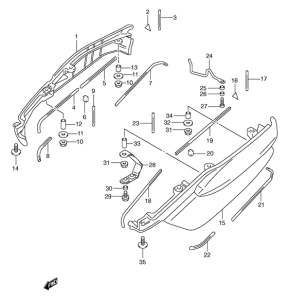AN250 Ручка пассажира