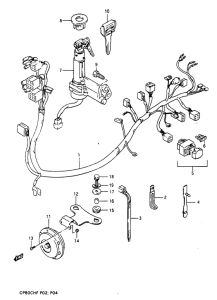 CP80 Cablage faisceau