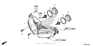 CBR600RR (ABS) Фара