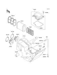EL250 Воздушный фильтр