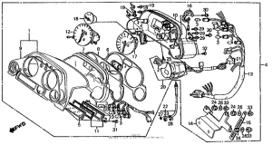 CB700SC Приборы