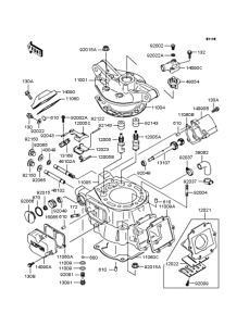  Цилиндр и головка цилиндров