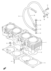 GSX-R1100 Цилиндр