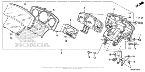 GL1800B Спидометр