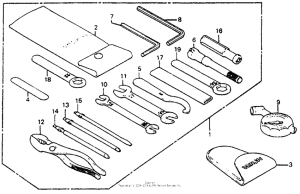 CB750SC Инструмент