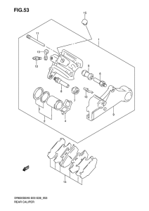 DR650 Задний суппорт