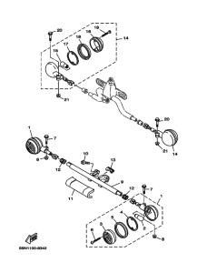 XVS650A Проблесковый световой сигнал