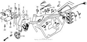 CB750 Wire harness + ignition + coil