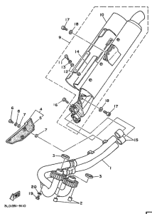 XTZ750 Выхлопная система