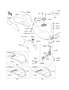 ZX900 Fuel tank(1 / 2)(zx900-e2)