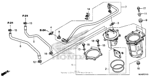 VT750C2B Топливный насос