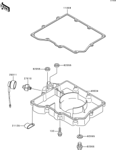 ZX400 Маслянный поддон