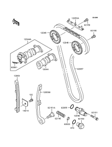 KLX250 Распредвал