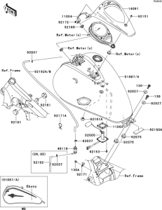 VN900 Fuel tank(1 / 2)(bbfa)