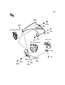 ZR1000 Обтекатель нижний