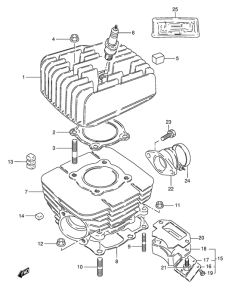 TS125 Цилиндр
