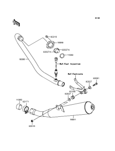 BJ250 Глушитель