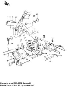 KE100 Frame / frame fittings