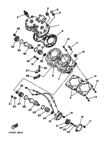 TZR250 Цилиндр