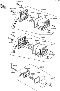 AR50 Задний фонарь