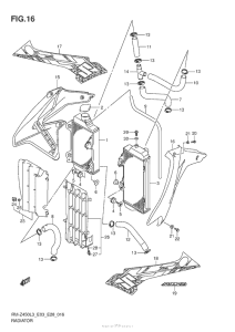 RM-Z450 Радиатор