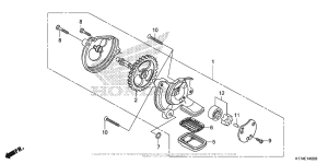 CMX250X Масляный насос