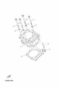 XT660Z (ABS) Цилиндр
